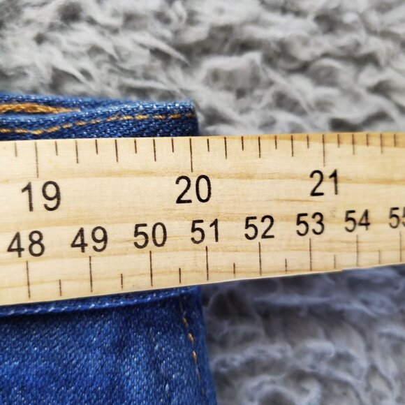 Wrangler Jeans Mens 40x34 Blue Classic Fit 13MWZ Original Cowboy Cut Denim - Picture 5 of 11